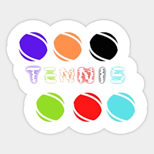 Cool Tennis Sticker
